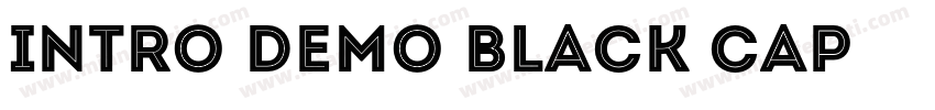 Intro Demo Black Cap字体转换